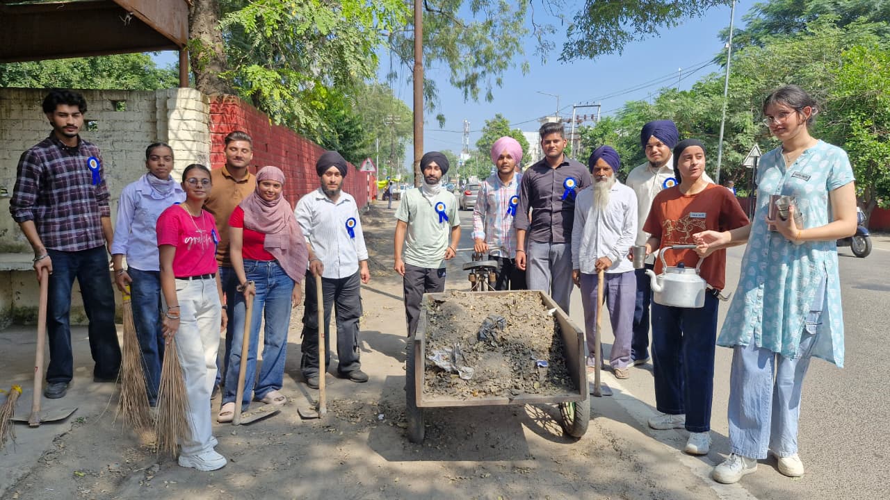 During the NSS camp, the volunteers completed project work